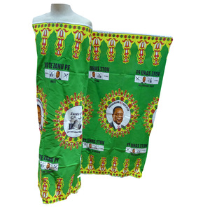 Commercio all'ingrosso pizzo africano stampa elettorale tessuto a cera per Kangas - Product Image 3