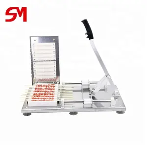 Top sale high quality durable use vegetables skewer machine