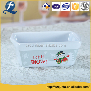 Diseño simple rectangular <span class=keywords><strong>de</strong></span> cerámica uso <span class=keywords><strong>casero</strong></span> mini para hornear pastel hornear pan - Product Image 1