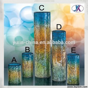 Cristal de Bohemia anticuario barato mosaico de vidrio florero venta al por mayor - Product Image 1