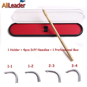 Alileader saç dokuma tığ kanca dantel dantel peruk yapımı için havalandırma iğneleri - Product Image 2