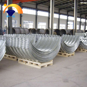 Galvanized Pipe Outside Diameter Large Diameter Corrugated Galvanized Metal Steel Culvert Pipes Tube Price