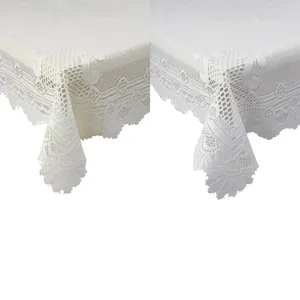 high large quality scroll lace tablecloths table covers fabric