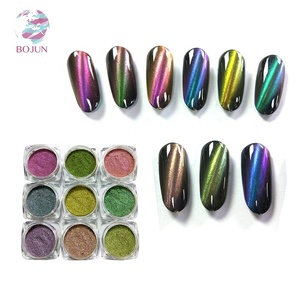 Fabrication de pigments magnétiques 3D effet œil de chat, pigments à effet 3D, matériaux pour l'art des ongles DIY, fabricants d'art miroir - Product Image 6