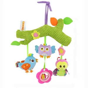 T003B Ağaç Baykuş Hayvan Beşik asılı bebekler oyuncak için