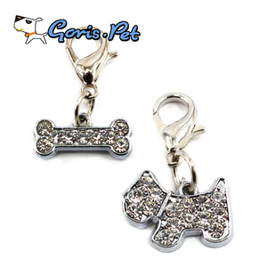 <span class=keywords><strong>Tag</strong></span> Klip Anjing Kustom Murah Berlian Imitasi Berkilau - Product Image 2