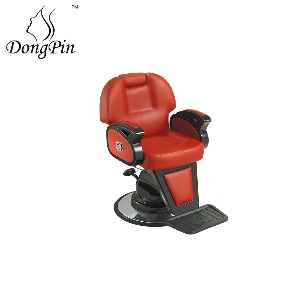 Hidrolik sandalye tabanı salon sandalyesi ile düşük fiyat hidrolik pompa kırmızı renk