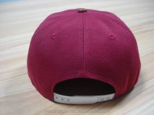 Femmes casquettes et chapeaux personnalisé de haute quantité brodé burgund <span class=keywords><strong>snapback</strong></span> chapeaux - Product Image 2