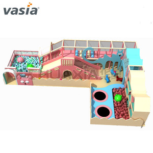 2019 Huaxia Thương Mại Trong Nhà Trampoline Công Viên Bọt Pit Với Slide Ống - Product Image 5