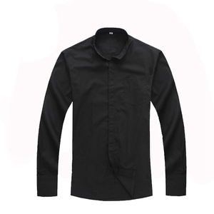 Venda quente boa qualidade homens mangas compridas clero camisa para igreja - Product Image 1