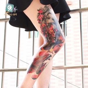 Tatuaje Temporal Personalizado Impermeable de Manga <span class=keywords><strong>Completa</strong></span> <span class=keywords><strong>para</strong></span> <span class=keywords><strong>Pierna</strong></span>, Brazo y Mano con Diseño de Calavera <span class=keywords><strong>para</strong></span> <span class=keywords><strong>Hombre</strong></span> y Mujer - Product Image 1