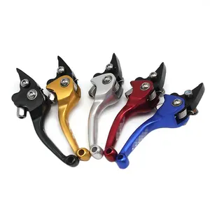 Racing 22mm Alloy F3 Series 2ND Clutch Brake Folding Lever Fit Most Motorcycle All Terrain Vehicle Dirt Pit Bike Modify Parts