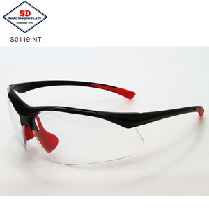 Stylish ANSI Z87.1 Certified Nylon Safety Goggles Durable Frame Working Eye Protection <b>Glasses</b> Anti-Scratch Polycarbonate <b>Lenses</b> - Product Image 1