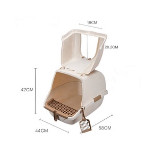 Nouveau Offre Spéciale fermé bac à litière pour chat fermé Super grand pour grand chat meilleur bac à litière pour chatons - Product Image 2