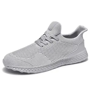 China Calçado Fabricante 4D Impressão Plus Tamanho Grande EUA 14 Eur 48 Em Branco Leve Respirável Marca Logotipo Sapatos Personalizados para Homens