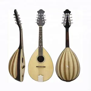 Solid top mandolino naturale colore/Mandolino strumento a corda