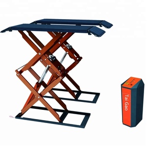 <span class=keywords><strong>Vente</strong></span> flash : Petit élévateur à ciseaux hydraulique automatique de 3000 kg / élévateur de voiture rotatif utilisé pour le <span class=keywords><strong>garage</strong></span> à domicile - Product Image 1