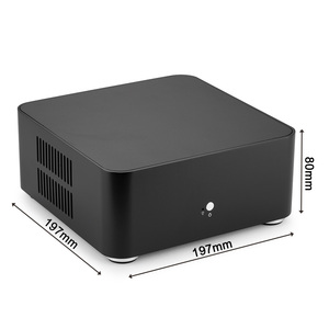 Корпус для компьютера RGeek L80 USB3.0, алюминиевые Чехлы С Пылезащитным фильтром OEM, корпус для игрового компьютера, мини-чехол для <span class=keywords><strong>ITX</strong></span> - Product Image 2