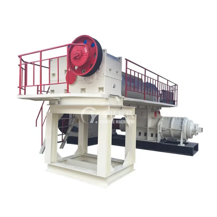 Semi-automática máquina de fabricación de ladrillos de arcilla de la máquina de ladrillo de arcilla en el Perú