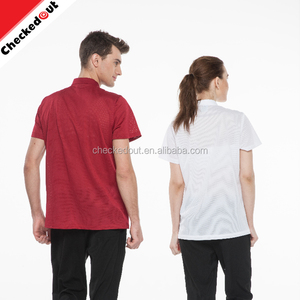 Dernières manches courtes retour maille vêtements <span class=keywords><strong>de</strong></span> tissu conception single-breasted chef <span class=keywords><strong>cuisinier</strong></span> uniforme - Product Image 2