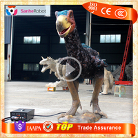 Animal animatronique en plumes grandeur nature en plein air, oiseau DoDo