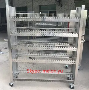 Scaffale Smt mobile in acciaio inox SMT Reel Storage Rack