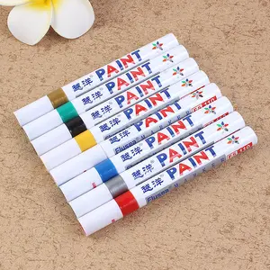 Nouveaux produits Marqueur de stylo de peinture permanente 12 couleurs résistant à l'eau Encre d'<span class=keywords><strong>alcool</strong></span> à faible odeur à base d'huile Élégant et durable - Product Image 3