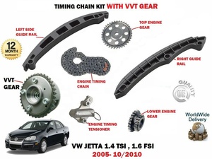 Kit catena distribuzione per VW CC EOS Golf Jetta <span class=keywords><strong>Passat</strong></span> Polo Tiguan Touran Skoda Seat Audi A1 A3 1.6 1.4 EA111 03 c109088 03 c109088c - Product Image 3