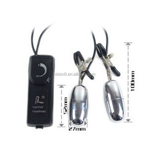 High Pleasure Adult Flirting Product Electric <strong>Vibrating</strong> Bullets Stimulating <strong>Nipple</strong> Clips <strong>Nipple</strong> <strong>Clamps</strong> - Product Image 4