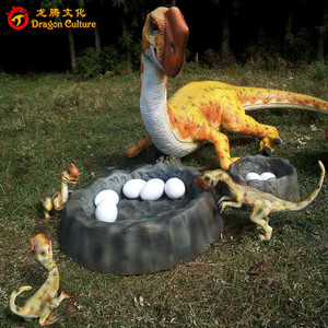 Al por mayor oviraptor con huevos al aire libre silicona <span class=keywords><strong>robot</strong></span> Dinosaurs hecho en China para la venta - Product Image 1