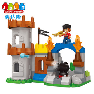 <span class=keywords><strong>JDLT</strong></span> игрушка для детей DIY образовательное строительство из АБС-пластика пиратский корабль с фигурками электрические 162 шт. строительные блоки