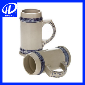 Tamaño grande 20 oz estilo europeo nuevo producto sublimación de cerámica jarra de cerveza, taza de cerámica - Product Image 1