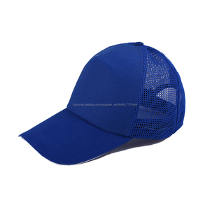 Promotional caps and hats trucker mesh cheap and high quality sandwich brim summer hat baseball cap - Product Image 2