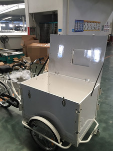 Nouveau vélo <span class=keywords><strong>cargo</strong></span> pliant de mode utilisé pour la <span class=keywords><strong>vente</strong></span> de tricycle à pédale de café/pizza/tricycle <span class=keywords><strong>cargo</strong></span> UB9005 - Product Image 4