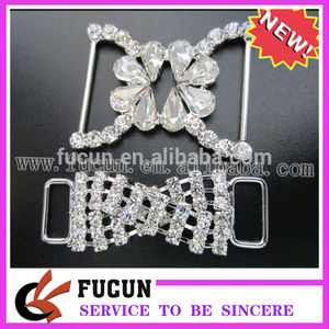 Deslumbrante claro de cristal pequeño centro de bikini conector para la venta, exelente calidad, el diseño inusual - Product Image 1