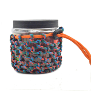 Nouvelle pochette pour équipement en paracorde / Porte-bouteille, demi-attaches en paracorde, enveloppe de bouteille pour la survie - Product Image 1
