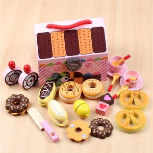 Western Afternoon <strong>Tea</strong> Kids Kitchen Toys Role Play Wooden <strong>Children</strong> Pretend Toy Vegetables Basket <strong>Set</strong> - Product Image 2