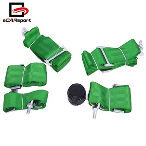 3 "Verde arnés de 5 puntos de la leva de asiento de carreras de cinturón de seguridad del hombro de liberación rápida de bloqueo - Product Image 4