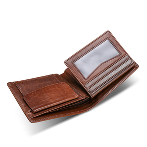 RFID <strong>Men</strong> Genuine Leather Wallet Multi- Card Short <strong>Purse</strong> <strong>for</strong> Male Bifold Business Casual Coin <strong>Purse</strong> Wallet - Product Image 3