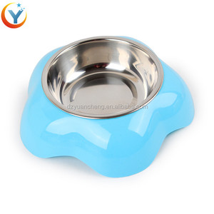 Nouveau design, bol pour animaux de compagnie en acier inoxydable en forme de fleur, mangeoire à eau pour chien chat oiseau de compagnie - Product Image 2