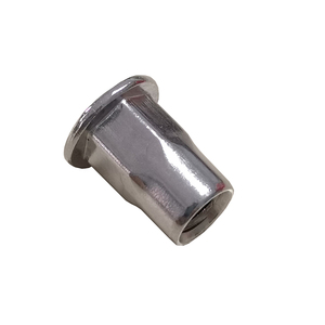 Écrou à rivets M3-M12 SS304 finition polie Écrou à rivet aveugle demi-hexagonal à extrémité ouverte - Product Image 1