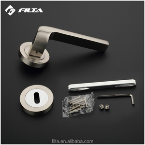 Americano estilo cuadrado de níquel hardware manijas de la puerta - Product Image 5