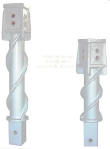 Ashok Industries Industrial Cable Reel System Dual Arm Yellow Metal Heavy Duty Rotating Mechanism - Product Image 3