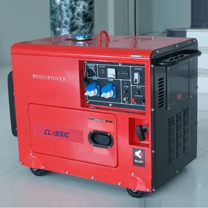 Générateur Diesel 4kva silencieux Portable, 4kw, 3 phases, à usage domestique, prix d'usine