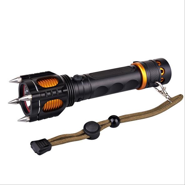 Бликовый перезаряжаемый фонарик для самообороны