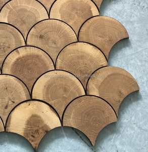 Tuiles <span class=keywords><strong>de</strong></span> mosaïque en bois naturel <span class=keywords><strong>de</strong></span> style <span class=keywords><strong>parquet</strong></span> en forme d'éventail pour la décoration des sols et des murs en gros - Product Image 4