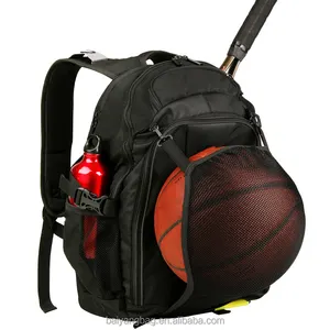 China Guangzhou supplier factory direct sale sports basketball backpack with ball pocket