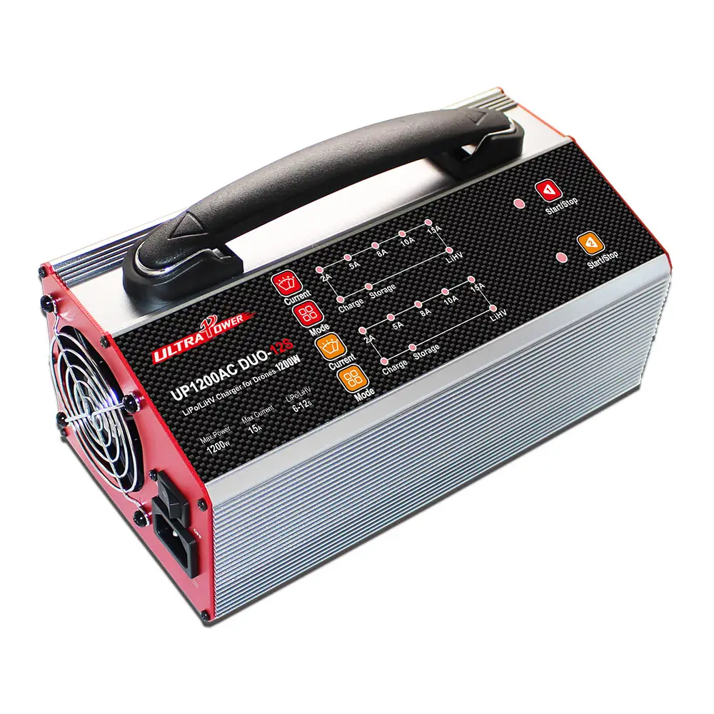 Ultrapower UP1200AC DUO 12S LiPo/NiMH Battery Balance Charger UAV Commercial Industrial