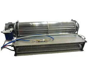 Ventilateur chauffant/ventilateur chauffant, pour cheminée électrique à flux croisé