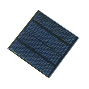 BUHESHUI Mini Polikristalin Sel Panel Surya 18V 1.2W Pengisi Daya Surya untuk Baterai 12V 100*100MM